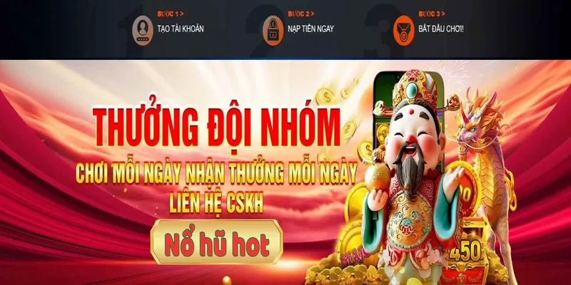 Nohu90 thưởng đội nhóm chơi mỗi ngày nhận thưởng mỗi ngày